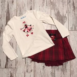 💥FINAL SALE💥 long sleeve & plaid skirt